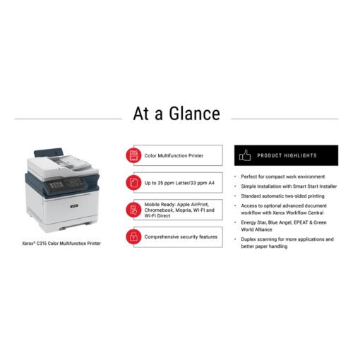 Xerox C315 Color Multifunction Printer U - Image 20