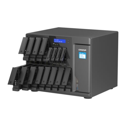 QNAP TS-1655 NAS Tower Intel Atom® C5125 8 GB DDR4 0 TB QNAP Turbo System Black - Image 2