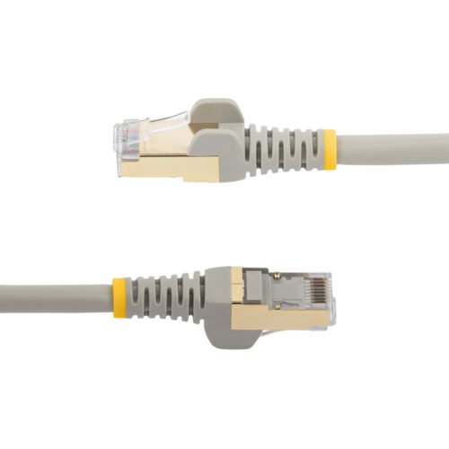 StarTech.com 1m CAT6a Ethernet Cable - 10 Gigabit Shielded Snagless RJ45 100W PoE Patch Cord - 10GbE STP Network Cable w/Strain - Image 2