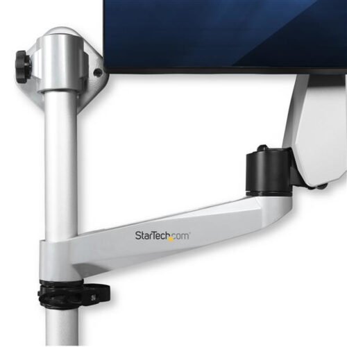 StarTech.com Wall Mount Workstation - Articulating Standing Desk w/ Ergonomic Height Adjustable Monitor Arm & Padded Keyboard T - Image 10