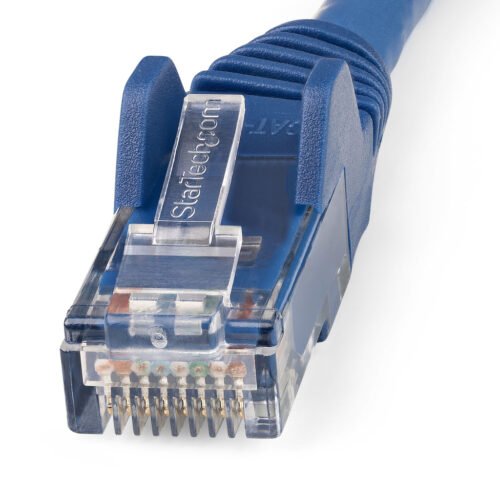 StarTech.com 1m CAT6 Ethernet Cable - LSZH (Low Smoke Zero Halogen) - 10 Gigabit 650MHz 100W PoE RJ45 10GbE UTP Network Patch C - Image 2