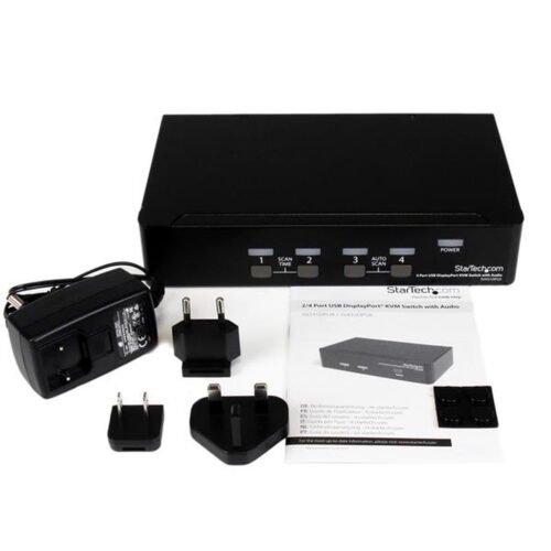 StarTech.com 4 Port USB DisplayPort KVM Switch with Audio - Image 4