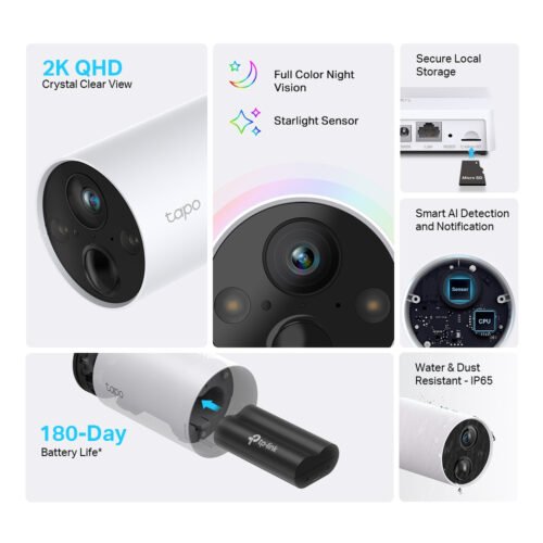 TP-Link Tapo Smart Wire-Free Security Camera - Image 2