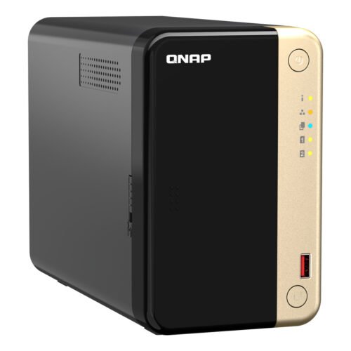 QNAP TS-264 NAS Tower Intel® Celeron® N5095 8 GB 0 TB QNAP QTS Black, Gold - Image 5