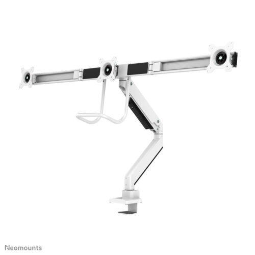 Neomounts NM-D775DX3WHITE Monitor arm 17-27" - gas spring - Topfix - 180°-stop - Image 5