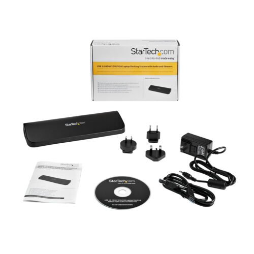 StarTech.com Dual-Monitor USB 3.0 Docking Station with HDMI & DVI/VGA~Dual Monitor USB 3.0 Laptop Docking Station with HDMI/DVI - Image 12