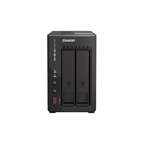 QNAP TS-253E NAS Tower Intel® Celeron® J6412 8 GB 0 TB QNAP QTS Black - Image 2