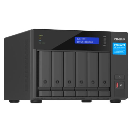 QNAP TVS-H674 NAS Tower Intel® Core™ i5 i5-12400 32 GB DDR4 0 TB QuTS hero Black - Image 4