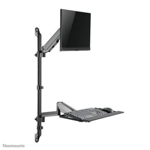 Neomounts WL90-325BL1 Sit-stand workstation wall 17-32" - gas spring - Image 11