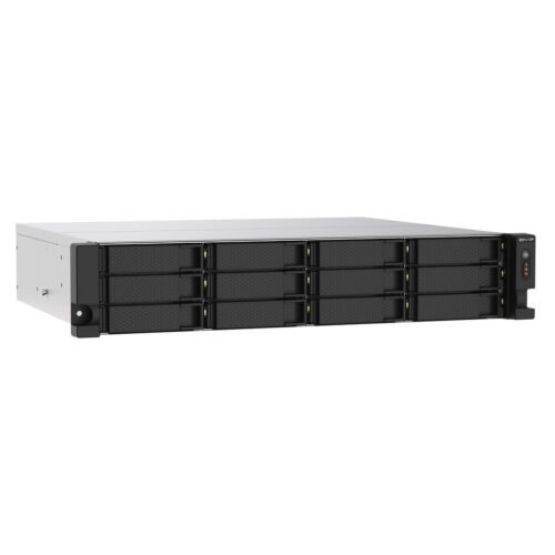 QNAP TS-1273AU-RP-8G NAS/storage server Rack (2U) Ryzen Embedded V1500B 8 GB DDR4 0 TB QNAP QTS Aluminium, Black - Image 3