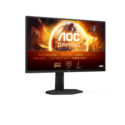 AOC G4 25G4SXU computer monitor 62.2 cm (24.5") 1920 x 1080 pixels Full HD LED Black, Grey - Image 16