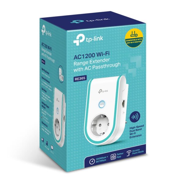 TP-Link RE365 network extender Network repeater White 10, 100 Mbit/s - Image 6