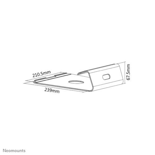 Neomounts NSLS025 Laptop stand 10-17" - universal - Image 2