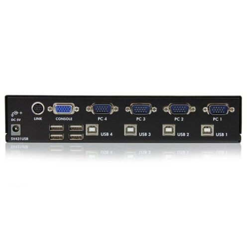 StarTech.com 4 Port Professional VGA USB KVM Switch with Hub - Image 3