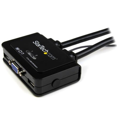 StarTech.com 2 Port USB VGA Cable KVM Switch - USB Powered with Remote Switch - Image 3