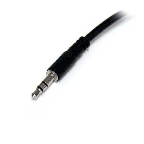 StarTech.com Slim Stereo Splitter Cable - 3.5mm Male to 2x 3.5mm Female - Image 2