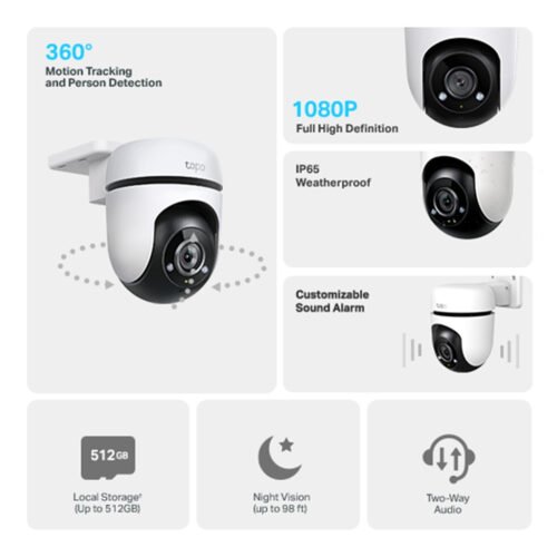 TP-Link Tapo Outdoor Pan/Tilt Security WiFi Camera - Image 2