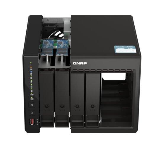 QNAP TS-453E NAS Tower Intel® Celeron® J6412 8 GB 0 TB QNAP QTS Black - Image 2
