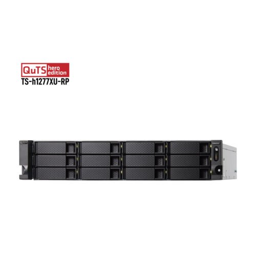 QNAP TS-h1277XU-RP NAS Rack (2U) AMD Ryzen™ 7 3700X 32 GB DDR4 0 TB QNAP QTS Black, Grey - Image 3