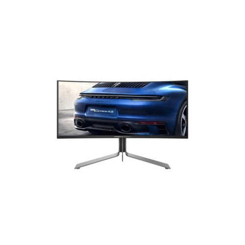 AOC Porsche PD34 computer monitor 86.4 cm (34") 3440 x 1440 pixels Wide Quad HD QD-OLED Black - Image 3