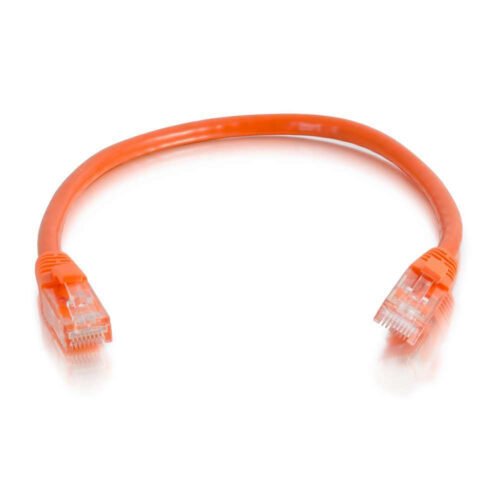 C2G 1m Cat5e Booted Unshielded (UTP) Network Patch Cable - Orange - Image 4