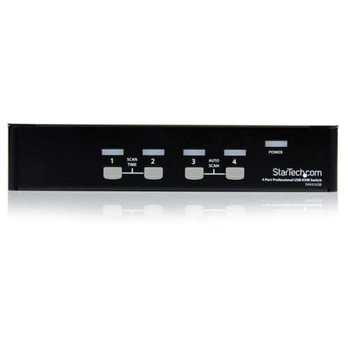StarTech.com 4 Port Professional VGA USB KVM Switch with Hub - Image 2