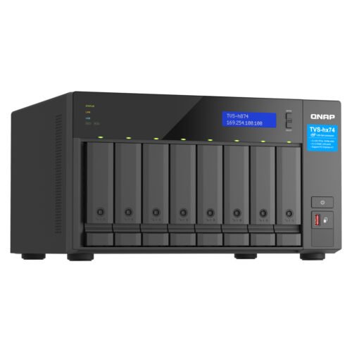 QNAP TVS-h874 NAS Tower Intel® Core™ i5 i5-12400 32 GB DDR4 0 TB QuTS hero Black - Image 4