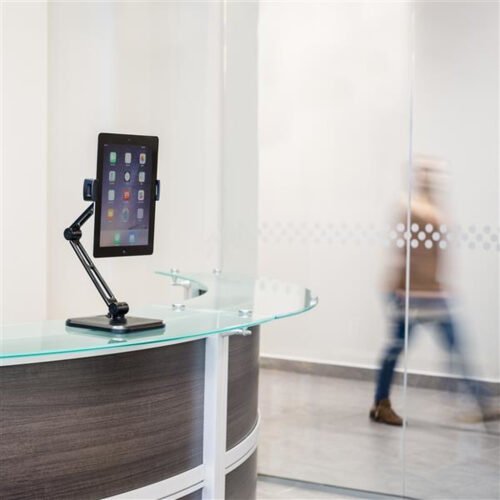 StarTech.com Adjustable Tablet Stand with Arm - Pivoting - Wall-Mountable - Image 2