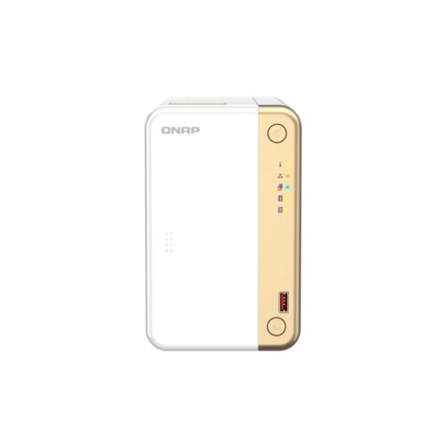 QNAP TS-262 NAS Tower Intel® Celeron® N4505 4 GB 0 TB QNAP QTS Gold, White - Image 7