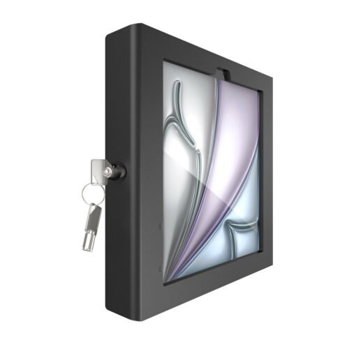 Compulocks iPad Air M2 11" (2024), Apex Enclosure Brandable Floor Stand - Black - Image 2