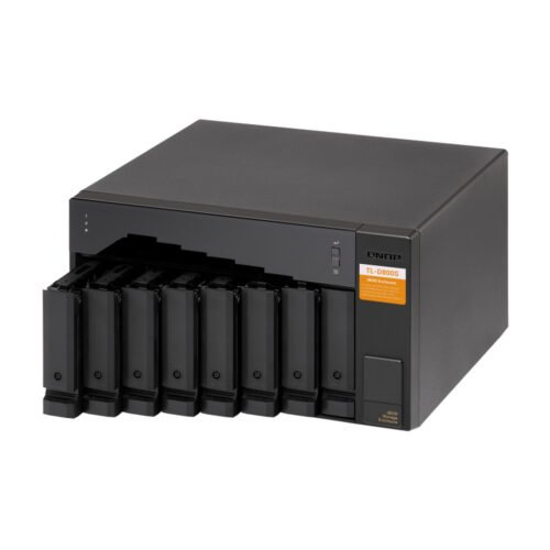 QNAP TL-D800S storage drive enclosure HDD/SSD enclosure Black, Grey 2.5/3.5" - Image 3