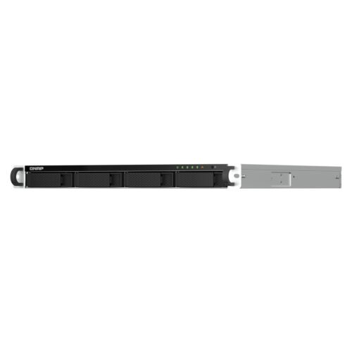 QNAP TS-464U-RP NAS Rack (1U) Intel® Celeron® N5095 8 GB DDR4 0 TB QNAP Turbo System Aluminium, Black - Image 5