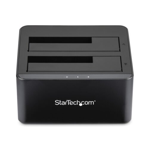 StarTech.com Dual-Bay USB 3.0 to SATA Hard Drive Docking Station, USB Hard Drive Dock, External 2.5/3.5" SATA I/II/III SSD/HDD - Image 3