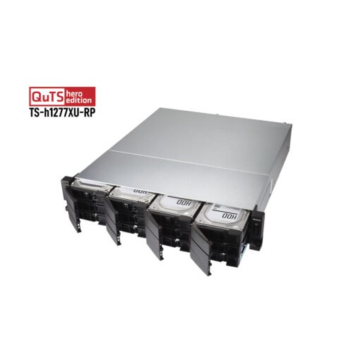 QNAP TS-h1277XU-RP NAS Rack (2U) AMD Ryzen™ 7 3700X 32 GB DDR4 0 TB QNAP QTS Black, Grey - Image 7