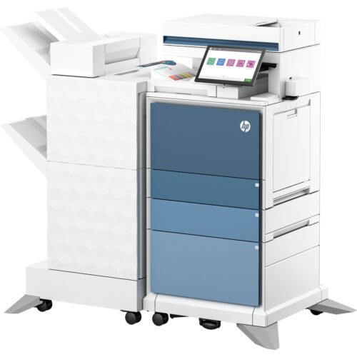 HP Color LaserJet Enterprise Flow MFP 6800zfw+ Printer, Print, copy, scan, fax, Flow; Touchscreen; Stapling; TerraJet cartridge - Image 5