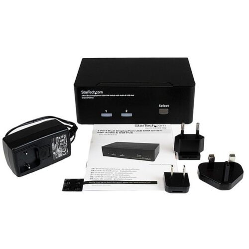 StarTech.com 2 Port Dual DisplayPort USB KVM Switch with Audio & USB 2.0 Hub - Image 6