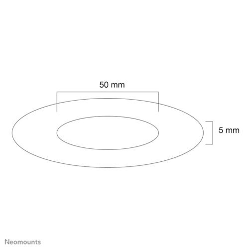 Neomounts FPMA-CRB5HM Ceiling cover - diam. 50 mm - Image 2