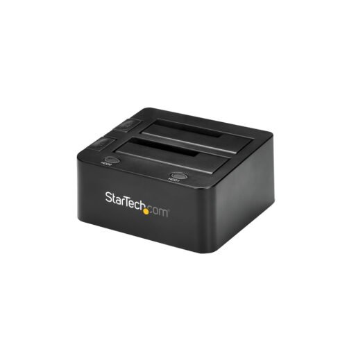 StarTech.com Dual-Bay USB 3.0 to SATA Hard Drive Docking Station, USB Hard Drive Dock, External 2.5/3.5" SATA I/II/III SSD/HDD - Image 4