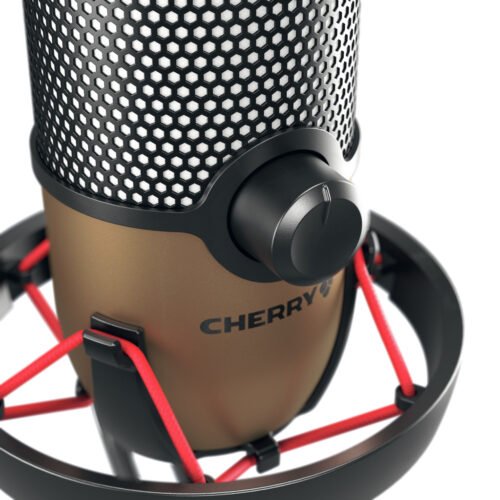 CHERRY UM 9.0 PRO RGB Black, Copper Table microphone - Image 3