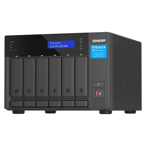 QNAP TVS-H674 NAS Tower Intel® Core™ i5 i5-12400 32 GB DDR4 0 TB QuTS hero Black - Image 6