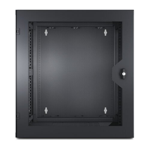 APC NetShelter 13U Wallmount Rack Cabinet Vented Door Double Hinged Server Depth - Image 3