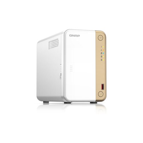 QNAP TS-262 NAS Tower Intel® Celeron® N4505 4 GB 0 TB QNAP QTS Gold, White - Image 10