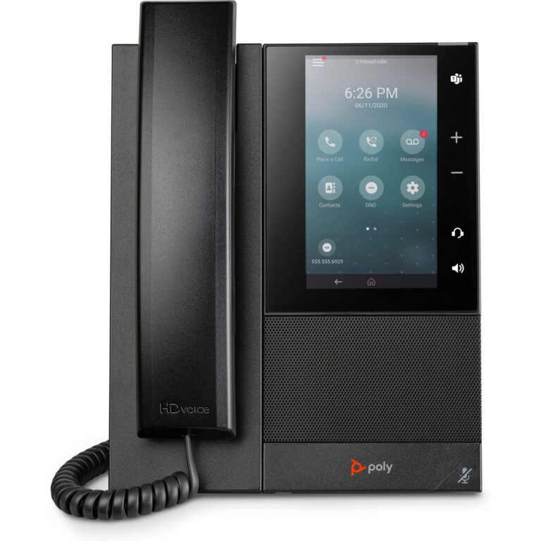 POLY CCX 505 Business Media Phone with Open SIP and PoE-enabled