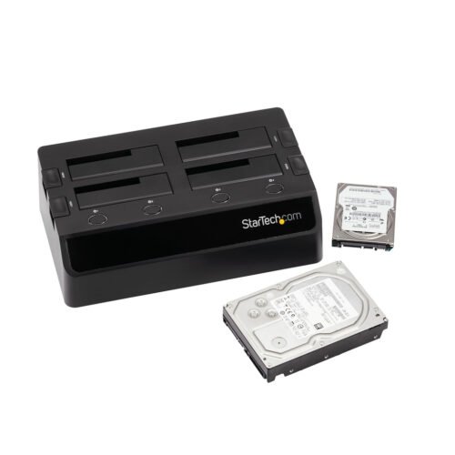 StarTech.com 4-Bay USB 3.0 to SATA Hard Drive Docking Station, USB Hard Drive Dock, External 2.5/3.5" SATA III SSD/HDD Docking - Image 6
