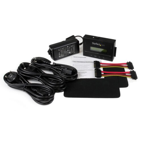 StarTech.com 1:1 Standalone Hard Drive Duplicator & Eraser, SATA HDD/SSD Disk Cloner & Eraser, LCD display, TAA Compliant, OS I - Image 7