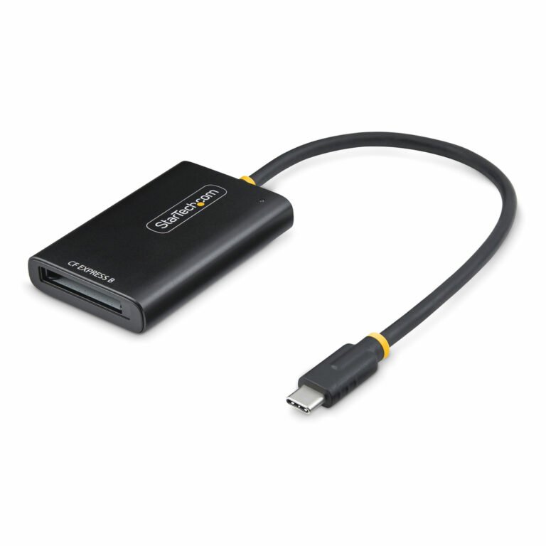 StarTech.com USB-C CFexpress Type B Card Reader, USB 10Gbps, Portable Memory Card Reader, USB Type-C to CF Express 2.0 Adapter,