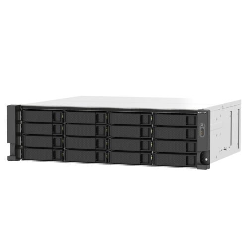 QNAP TS-1673AU-RP-16G NAS/storage server Rack (3U) Ryzen Embedded V1500B 16 GB DDR4 0 TB QNAP QTS Black, Grey - Image 2