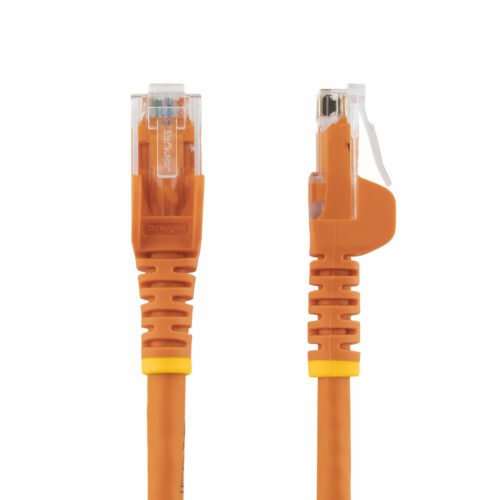StarTech.com 3m CAT6 Ethernet Cable - Orange CAT 6 Gigabit Ethernet Wire -650MHz 100W PoE RJ45 UTP Network/Patch Cord Snagless - Image 2
