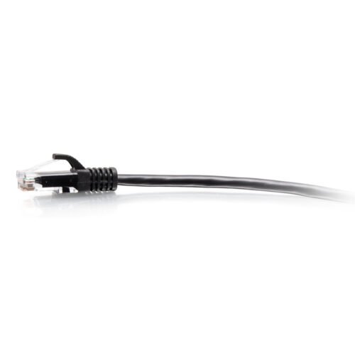 C2G 1.2m Cat6a Snagless Unshielded (UTP) Slim Ethernet Patch Cable - Black - Image 2