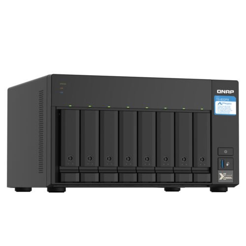 QNAP TS-832PX NAS Tower Annapurna Labs AL324 4 GB DDR4 0 TB QNAP Turbo System Aluminium, Black - Image 6